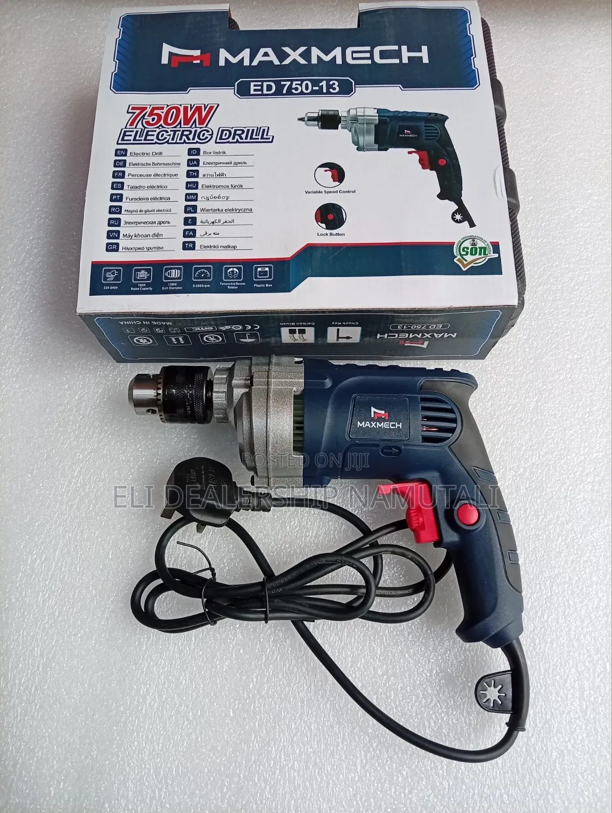 Maxmech Heavy Duty 750w Drill Machine With Plastic Carrying Case