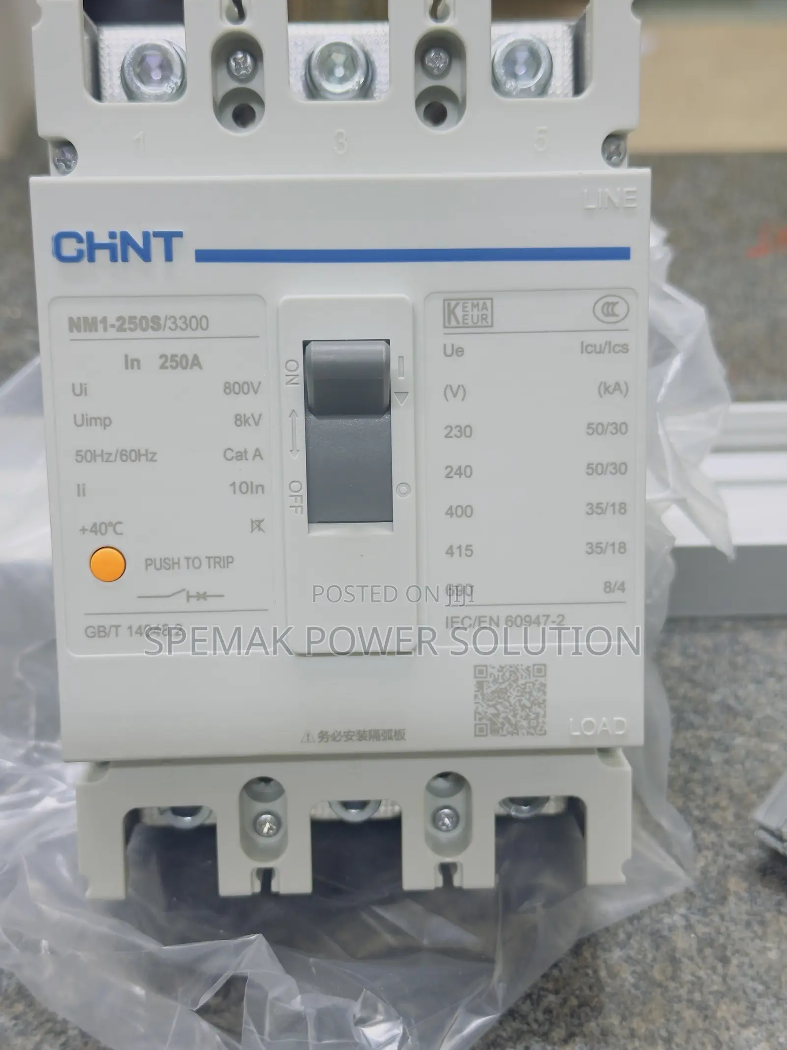 McCb 250a Chint