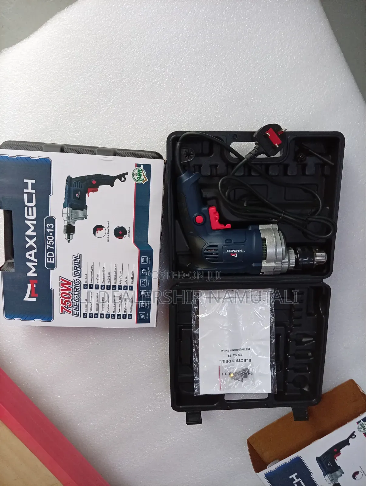 Professional Maxmech 750w Electric Drill 0–2800 RPM Variable Speed