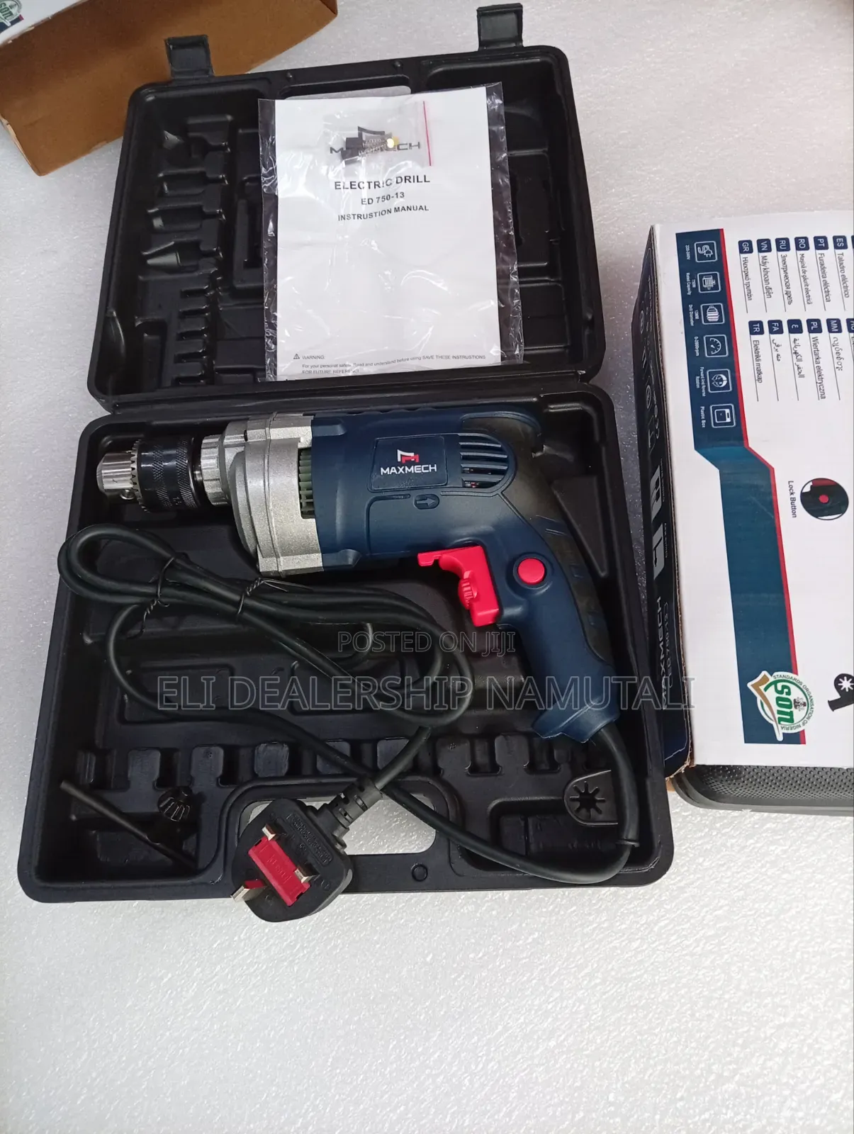 Professional Maxmech 750w Electric Drill 0–2800 RPM Variable Speed