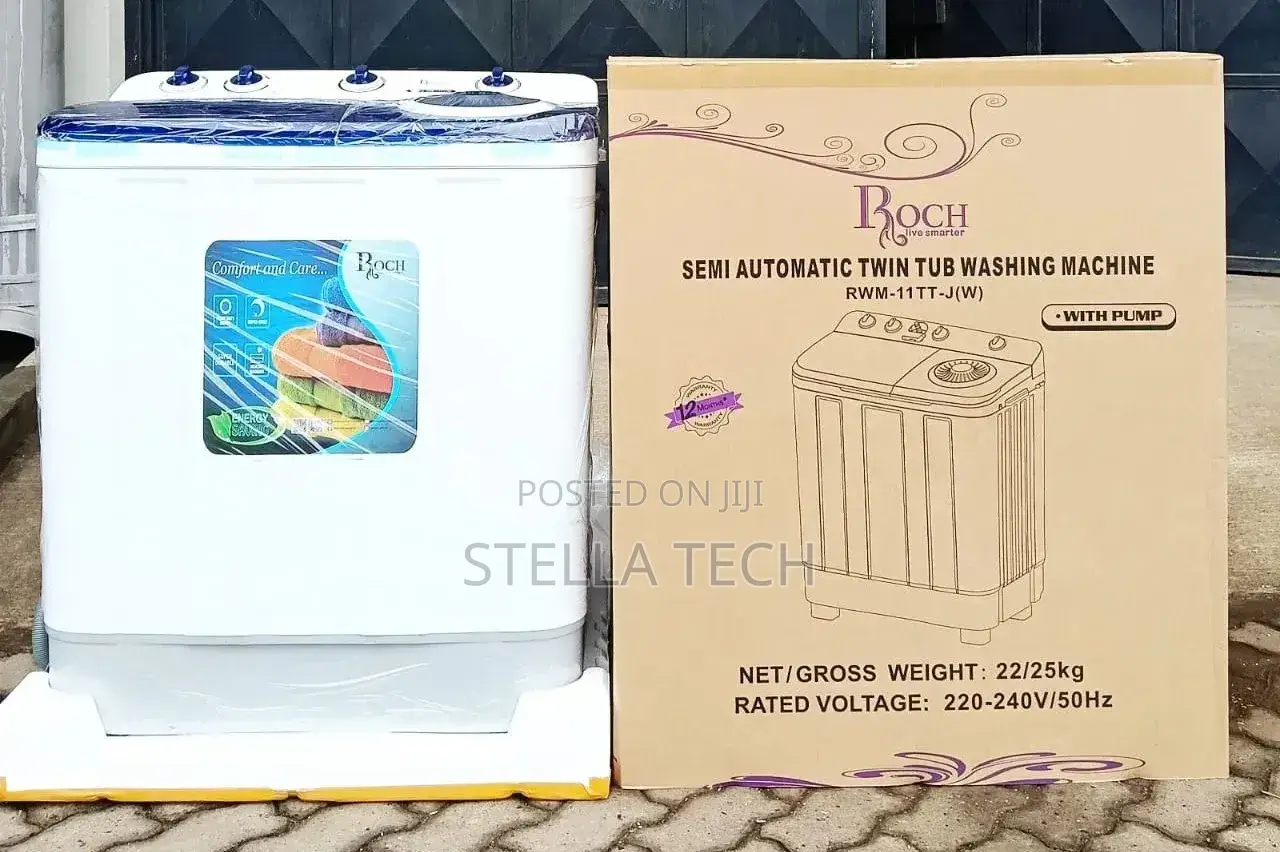 Roch Washing Machine 11 Kg Twin Tub Semi Automatic