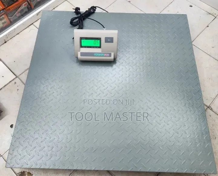 2tonne Scale 1.5m by 1.5 Rechargeablescale/2 Tonne Heavy Duty Scale