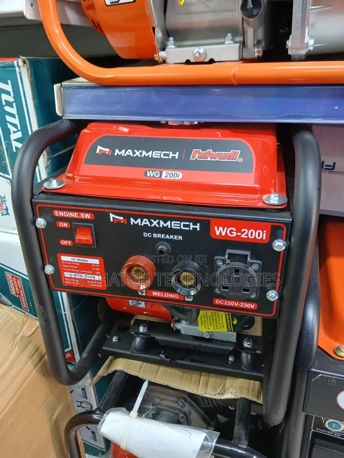 Welding Generator Maxmech Petrol Powered