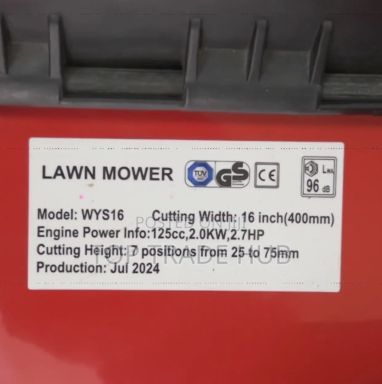 Briggs Stratton Wys16 Petrol Lawn Mower 125cc 16 Inch
