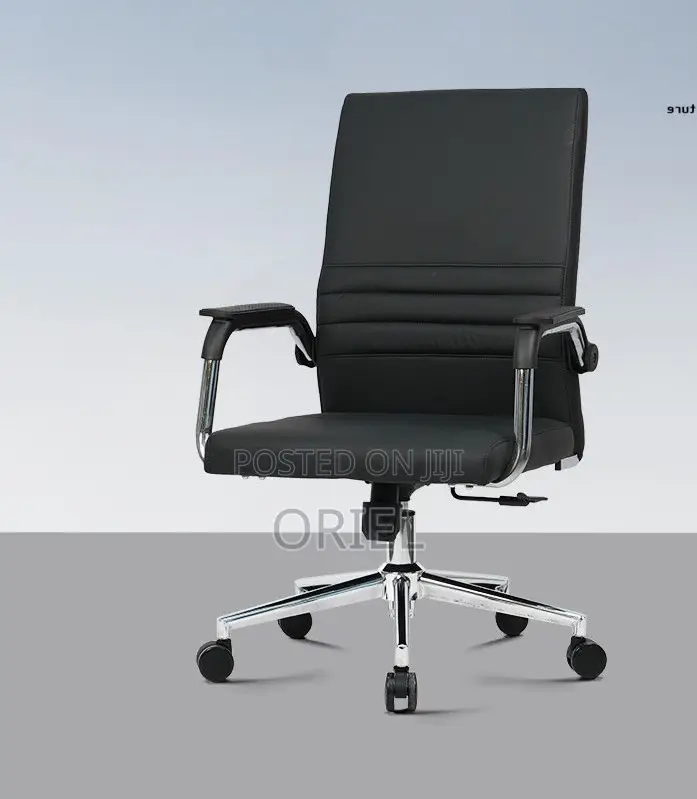 Office Chair : Office Visitor Leather Padded Chair