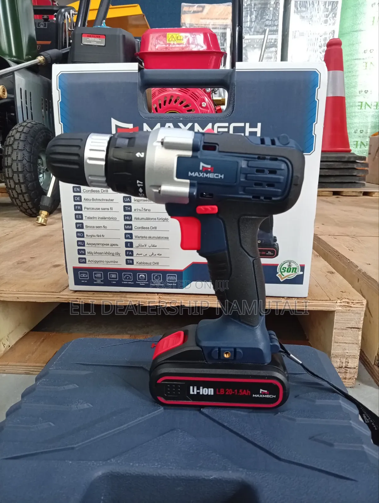 Maxmech Heavy-Duty 20v Cordless Drill Machine /Complete Power Tool Kit