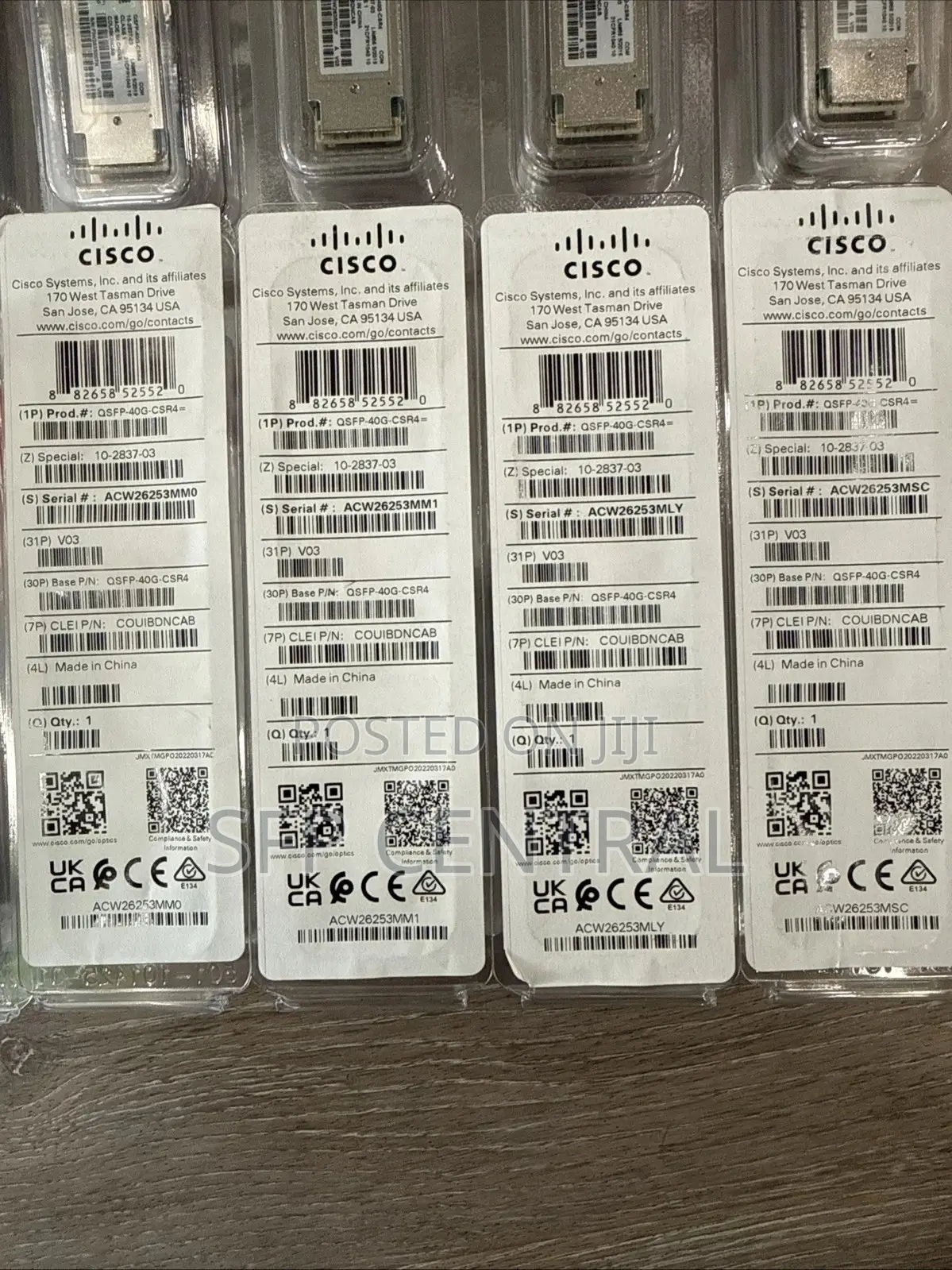 Cisco QSFP-40g-Csr4 QSFP 4x10gbase-Sr XCVR Mod Mpo 300m