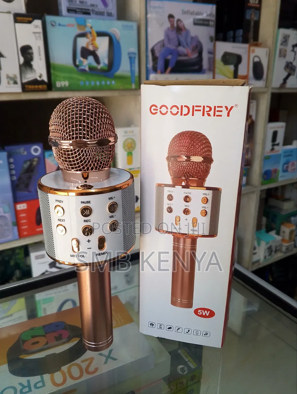 Ws 858 Wireless Karaoke Microphone Usb Player