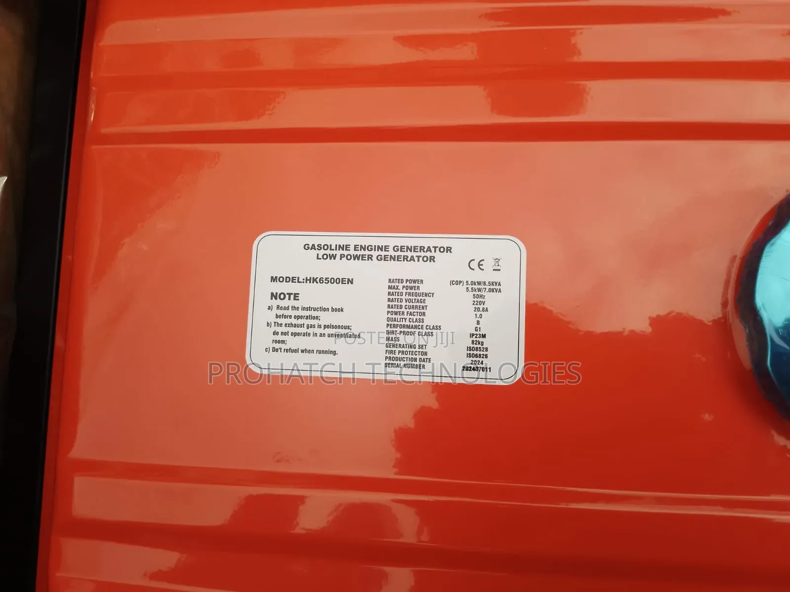 Hisaki 7.0kva Keystart