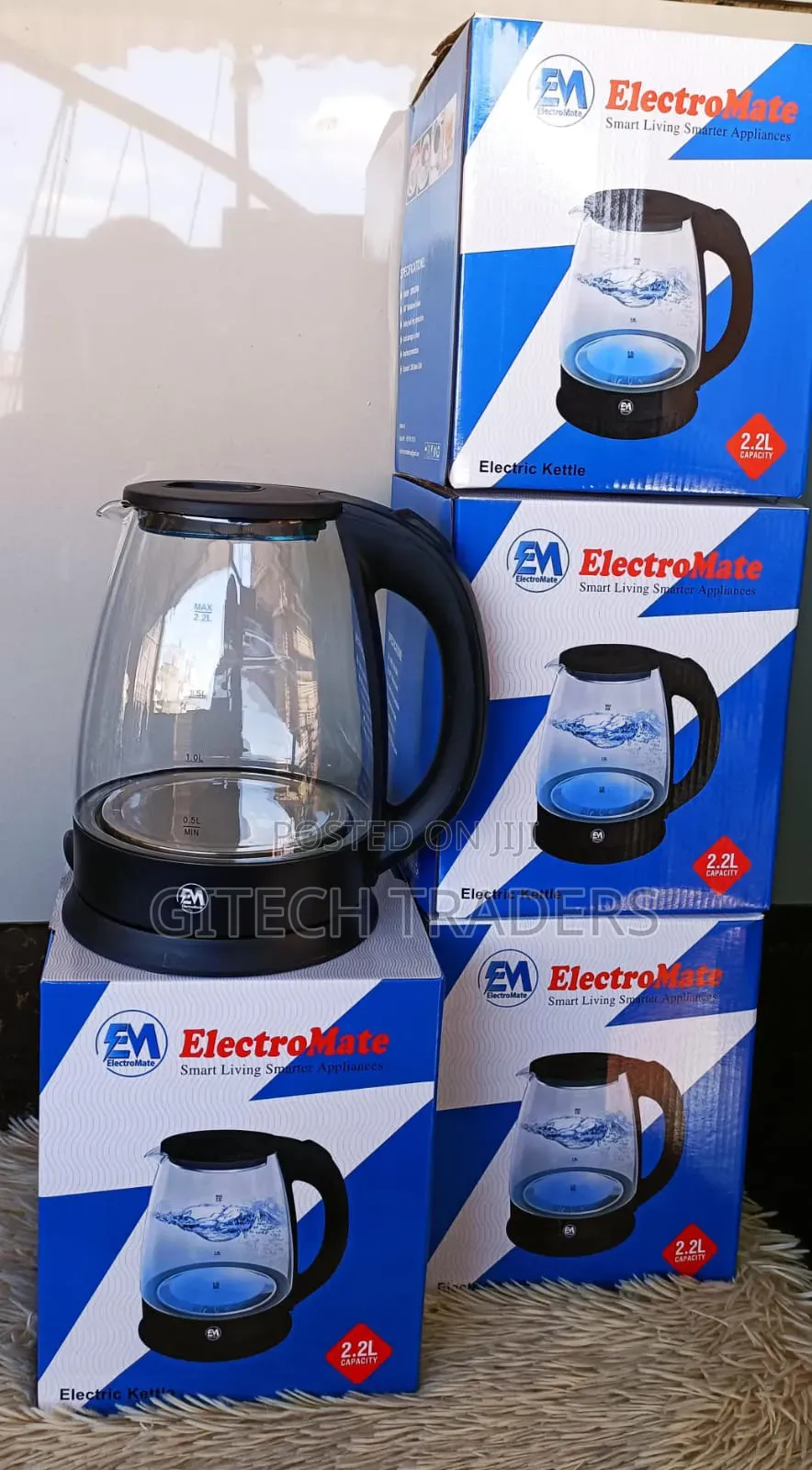 Elecromate Glass Kettle