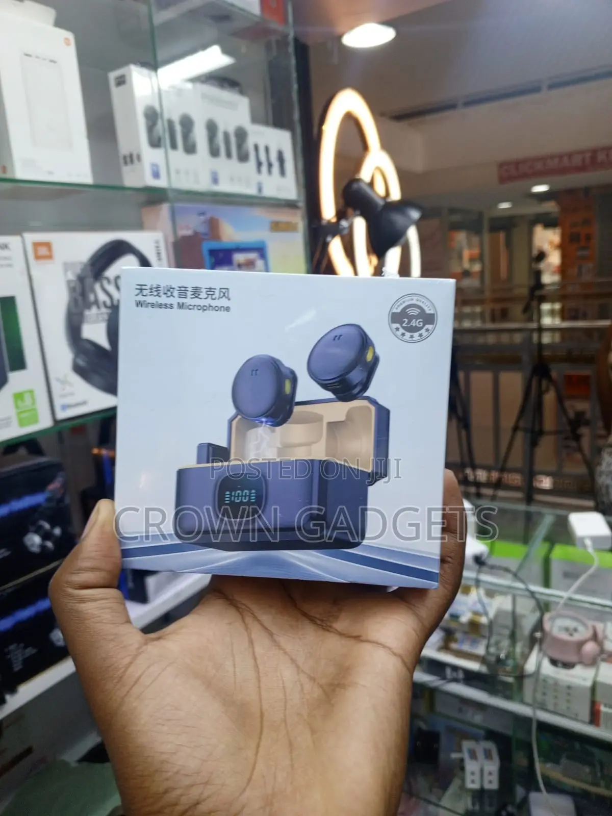 Q8 Dual Clip-on Microphone For iPhone Android Recording