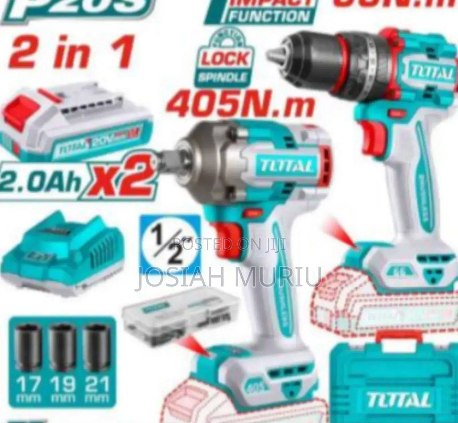 Tckli20286 Cordless 2pcs Combo Kit