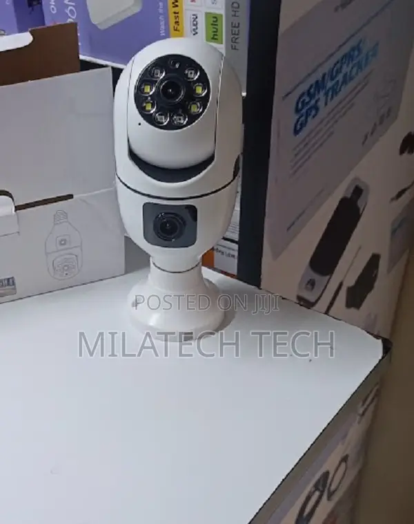 360° Smart Dual Lens Bulb Camera Night Vision Two-Way Audio