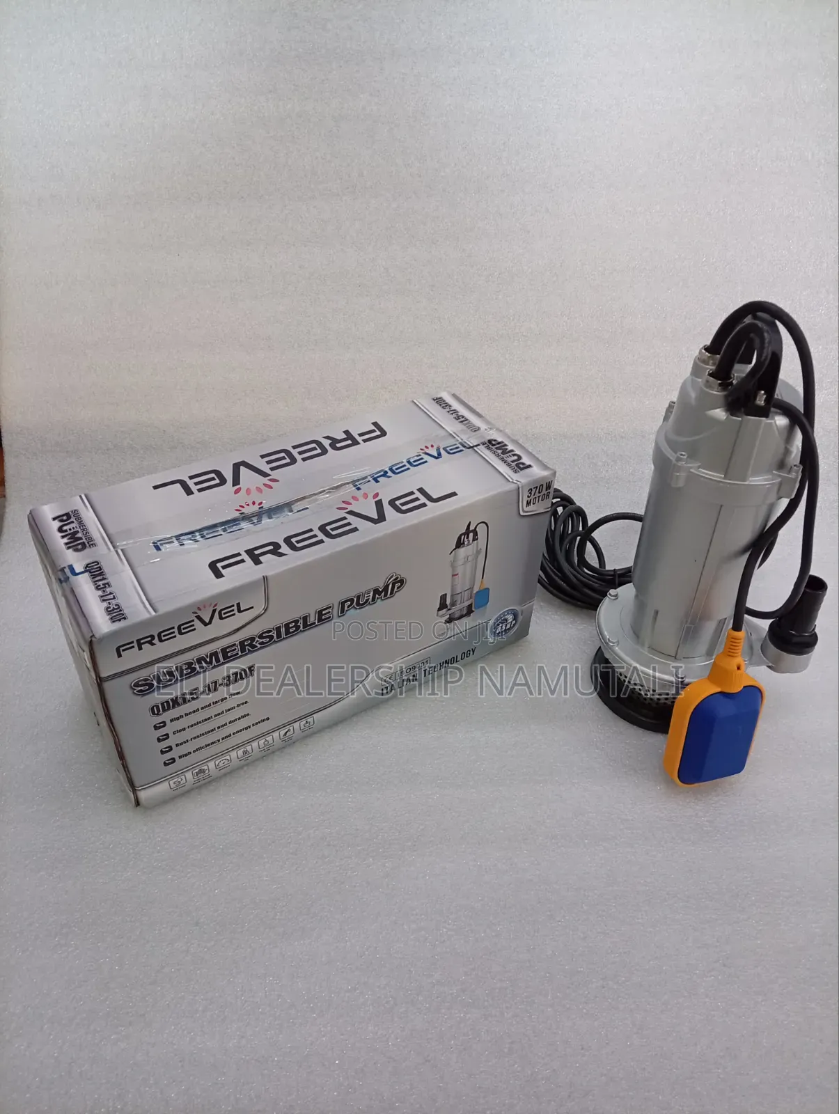 Freevel High Performance 370w Submersible Water Pump – 17m Lift