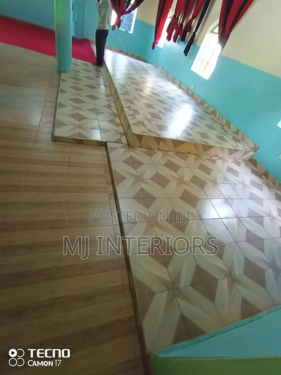 Red Delta Wall to Wall Carpet With Quality Finishing