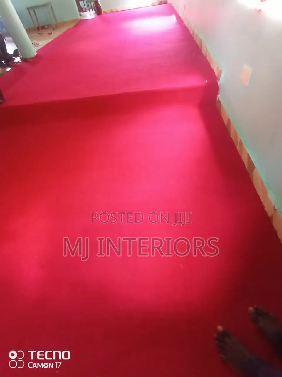 Red Delta Carpet for Stylish Commercial Interiors