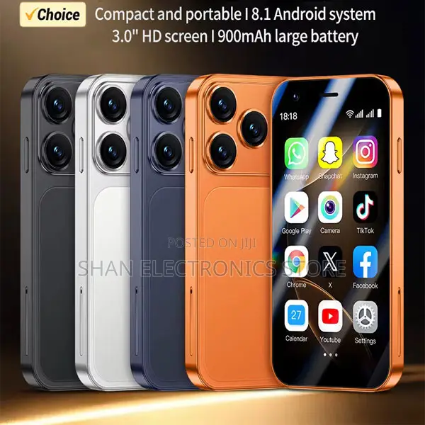 New I17 Mini Smart Phone Mini Body 4.0'' Screen 12+512gb