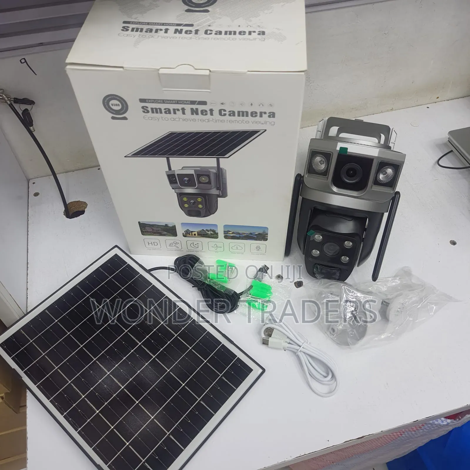Dual Lens Solar Cameras