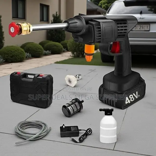 Wireless Cordless Rechargeable Portable Car Wash Spray Gun Machine
