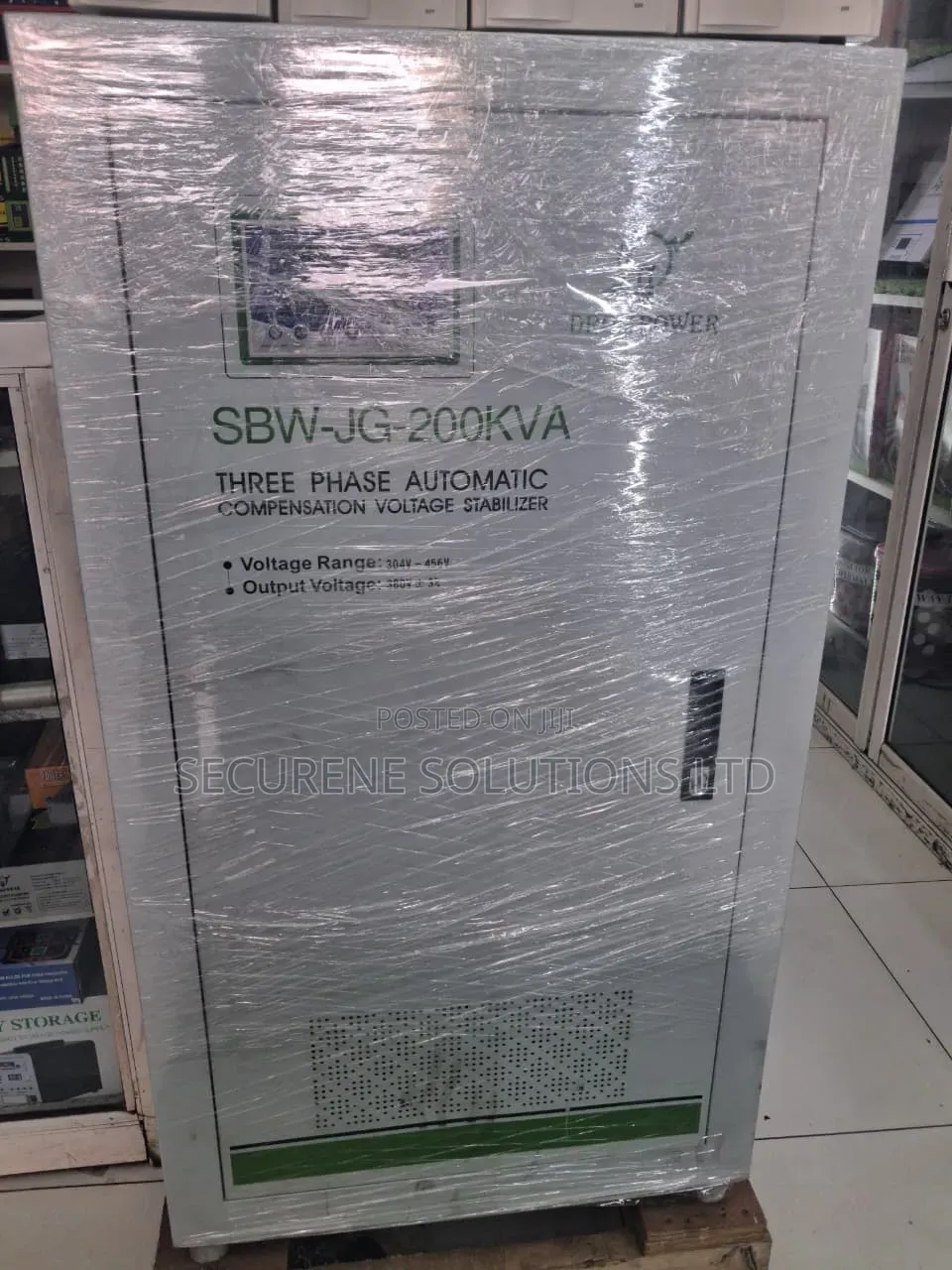 Automatic Voltage Stabilizer 3 Phase Digital Display 200kva