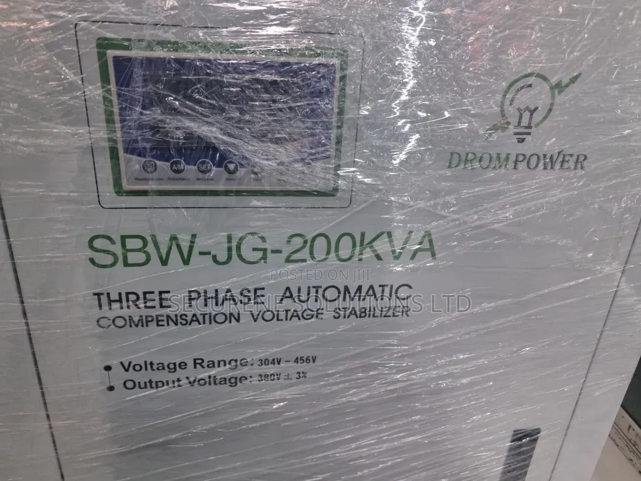 Automatic Voltage Stabilizer 3 Phase Digital Display 200kva