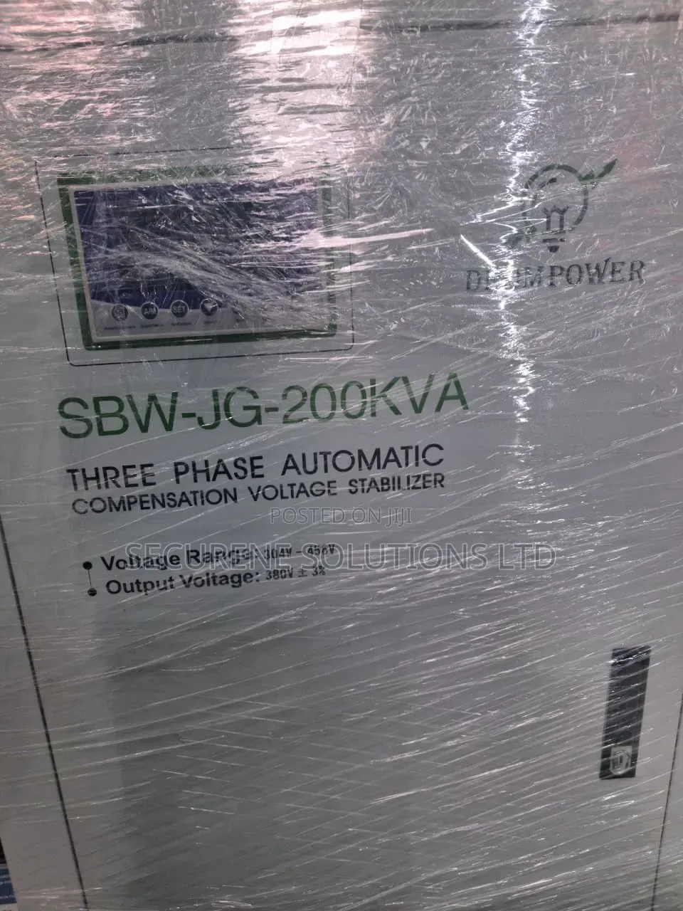 Automatic Voltage Stabilizer 3 Phase Digital Display 200kva