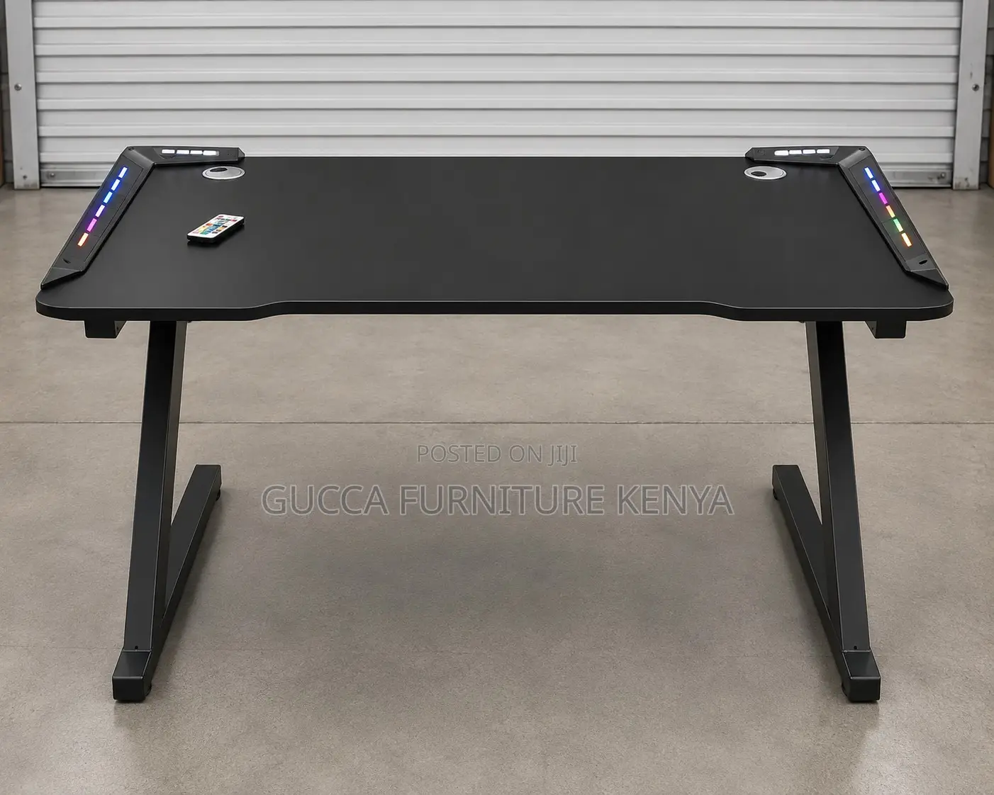 Black Imported Gaming Desk With Light