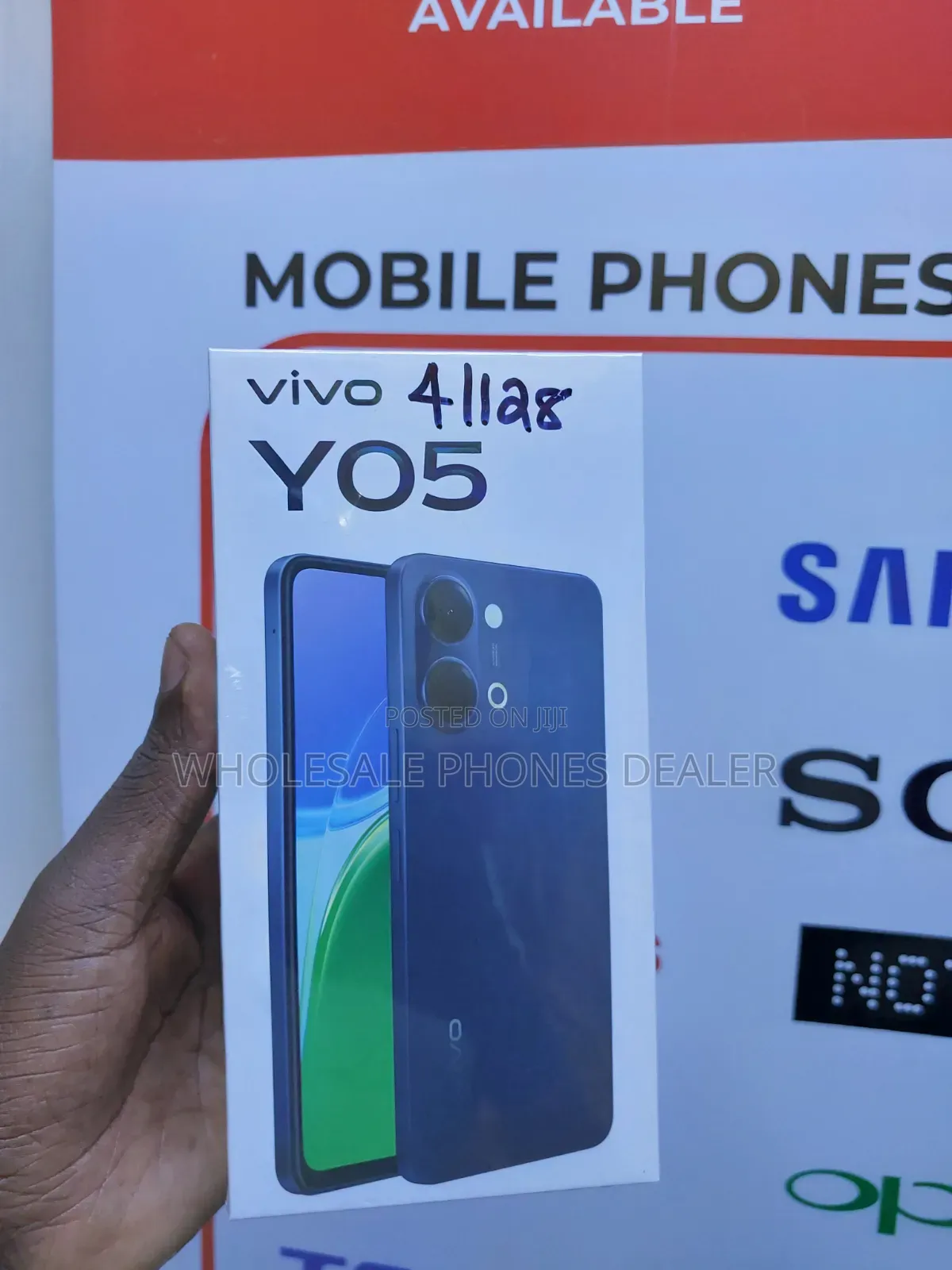 New Vivo Y04 128 GB Blue