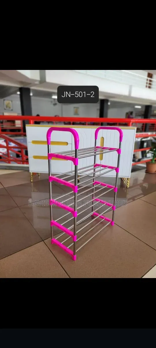 5 Tier Stainless Shoe Rack