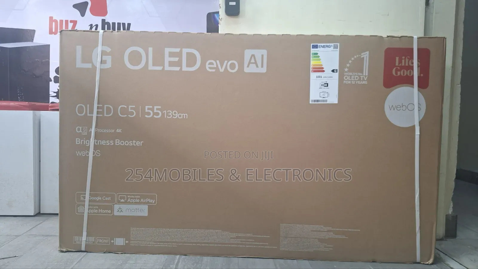 Lg 55 Inch Oled Evo Ai C5 HDR Smart Tv 55c5