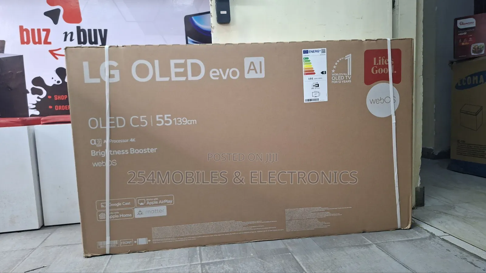Lg 55 Inch Oled Evo Ai C5 HDR Smart Tv 55c5