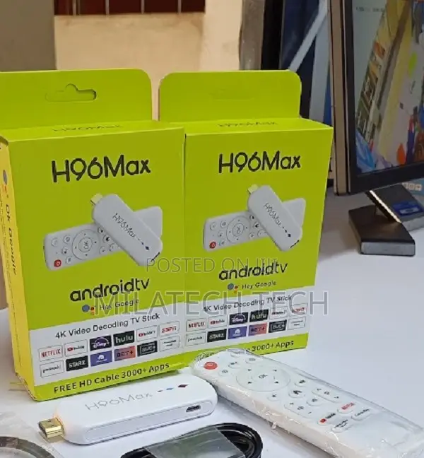 Vh96 Max Android Tv Stick | 2gb Ram | 16gb Storage | Wif