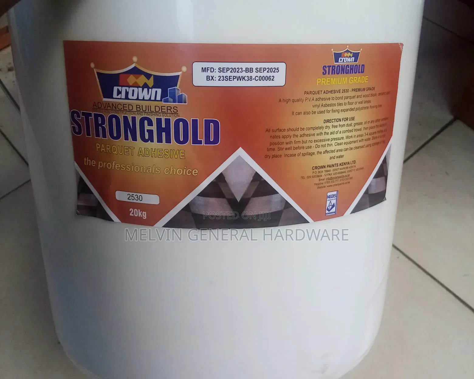 Stronghold Parquet Glue 20kg