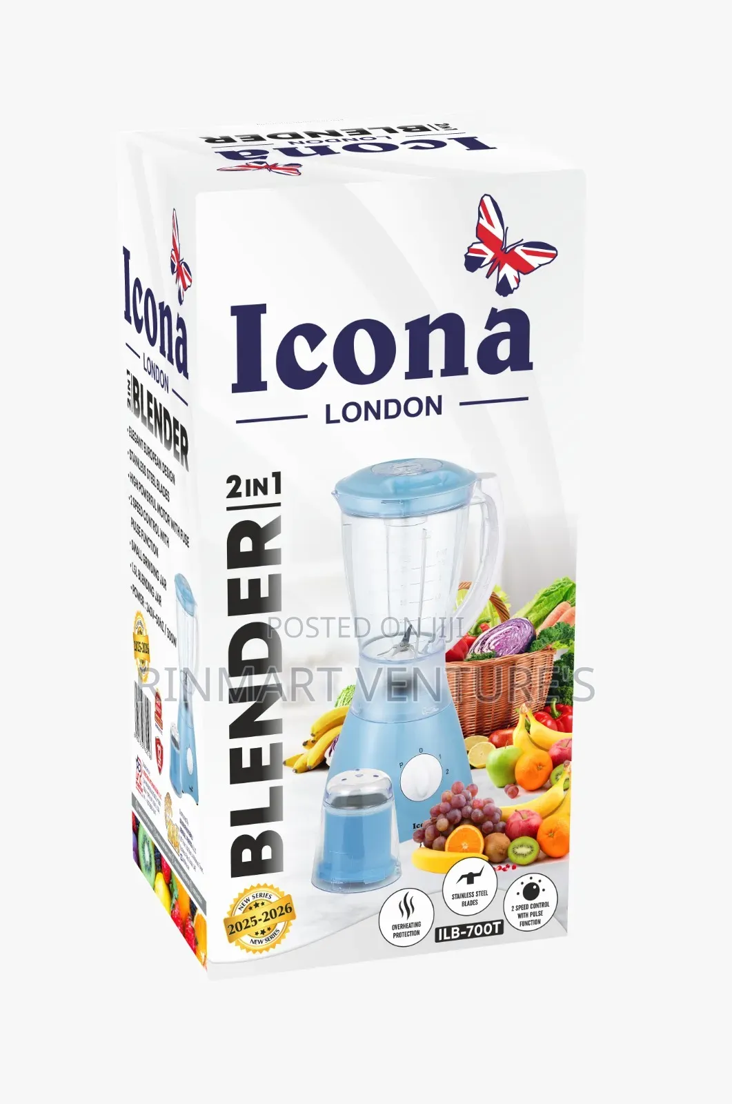 Icona Commercial Blender 2 In 1
