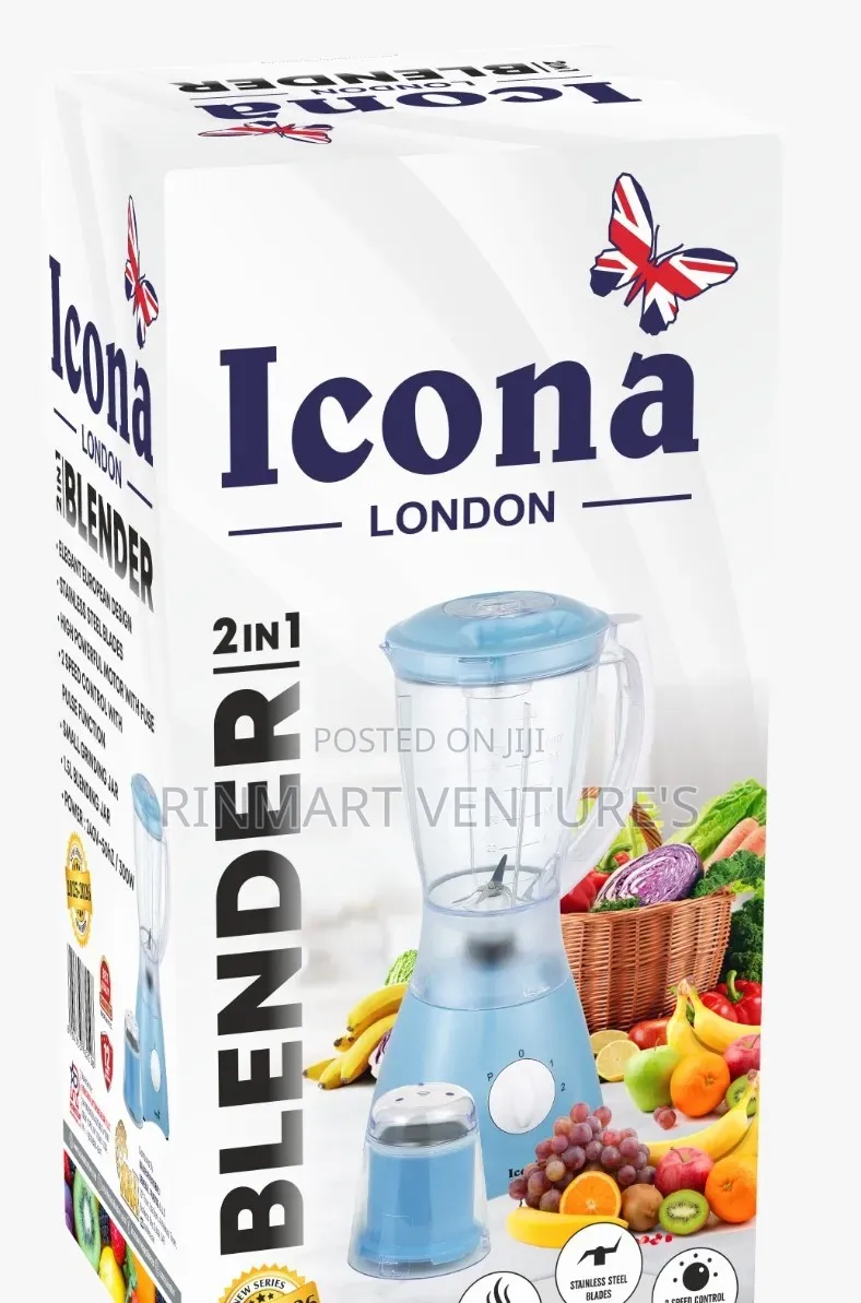 Icona Commercial Blender 2 In 1