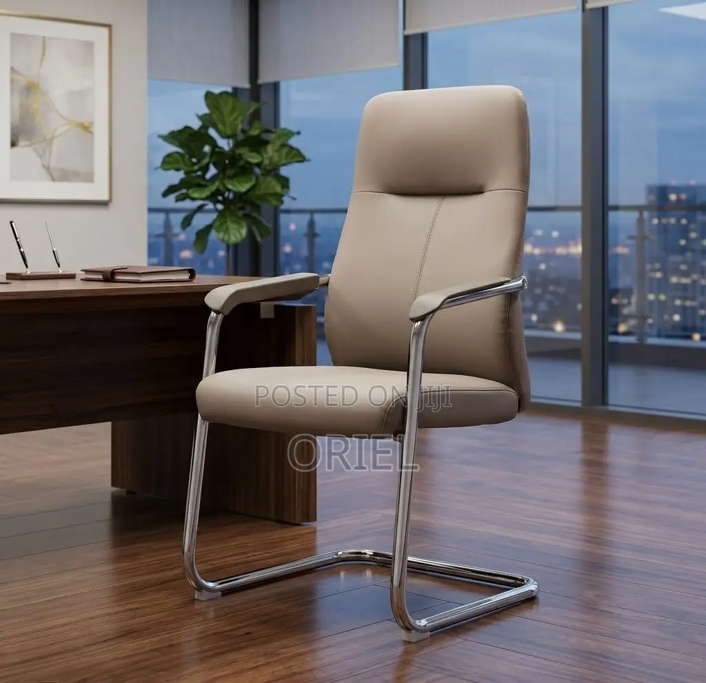 Office Chair : Sled Base Executive Office Visitor Chair