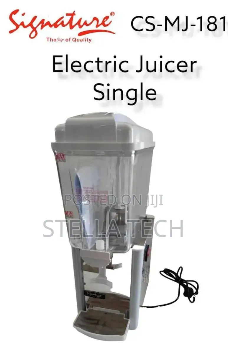 Signature Ltr Electric Single Juice Dispenser With Cooling System