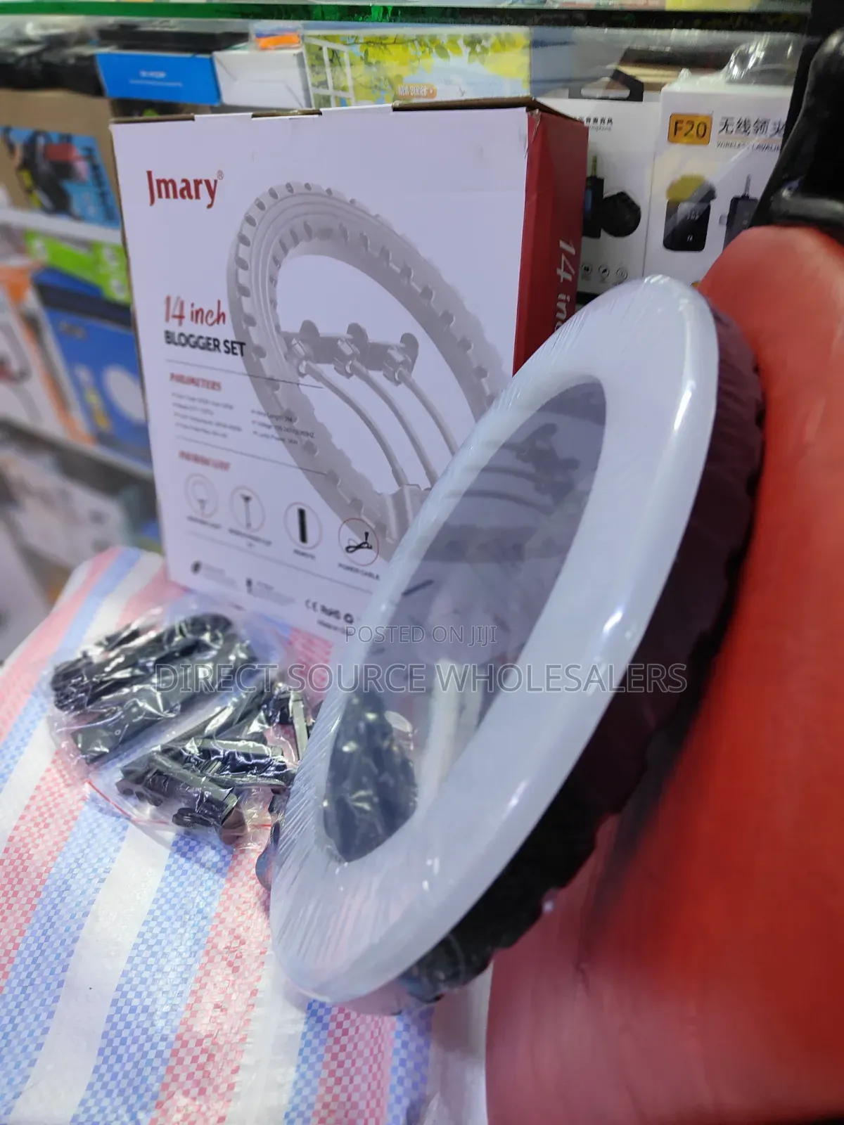 Jmary 14" Led Ring Light Set – Perfect for Content Creators Tiktok