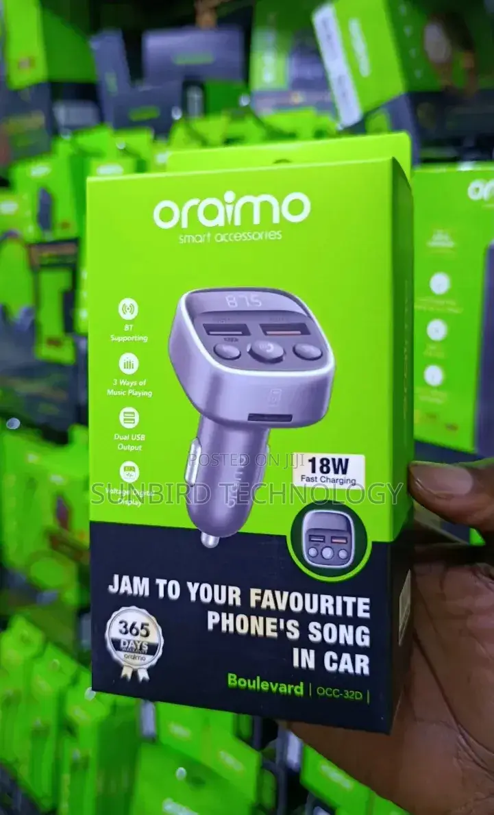 Oraimo Boulevard Occ-32d Car Bluetooth Modulator