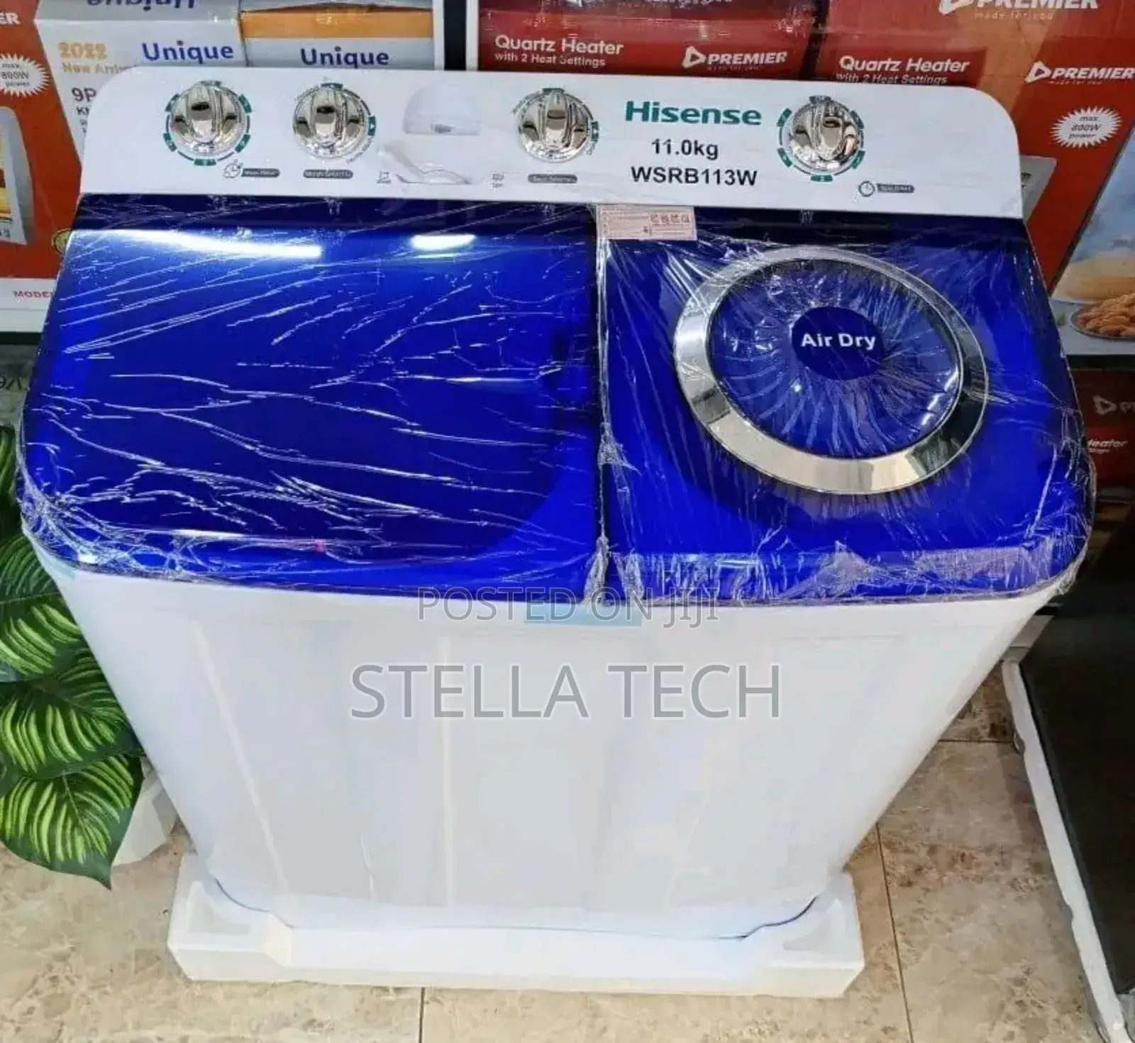 Hisense 10kgs Twin Tub Semi Automatic Washing Machine