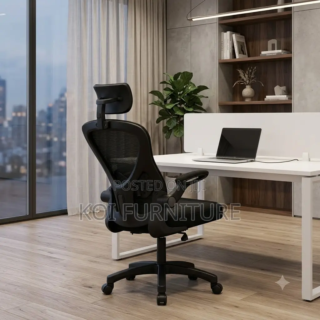 Office Chairs; Ergonomic Swivel Fabric Mesh Office Seat