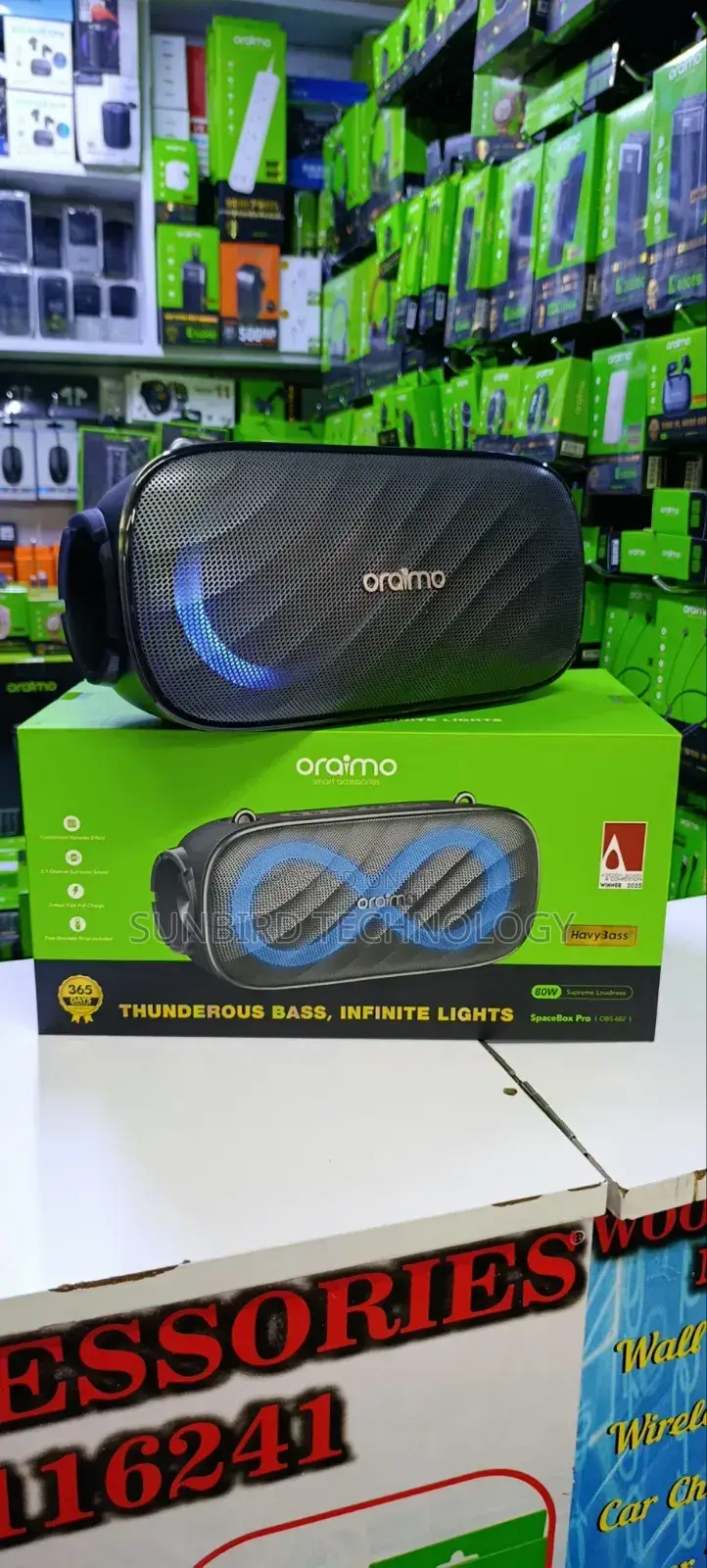 Oraimo 80w Supreme Loud Spacebox Pro Obe-682 Speaker