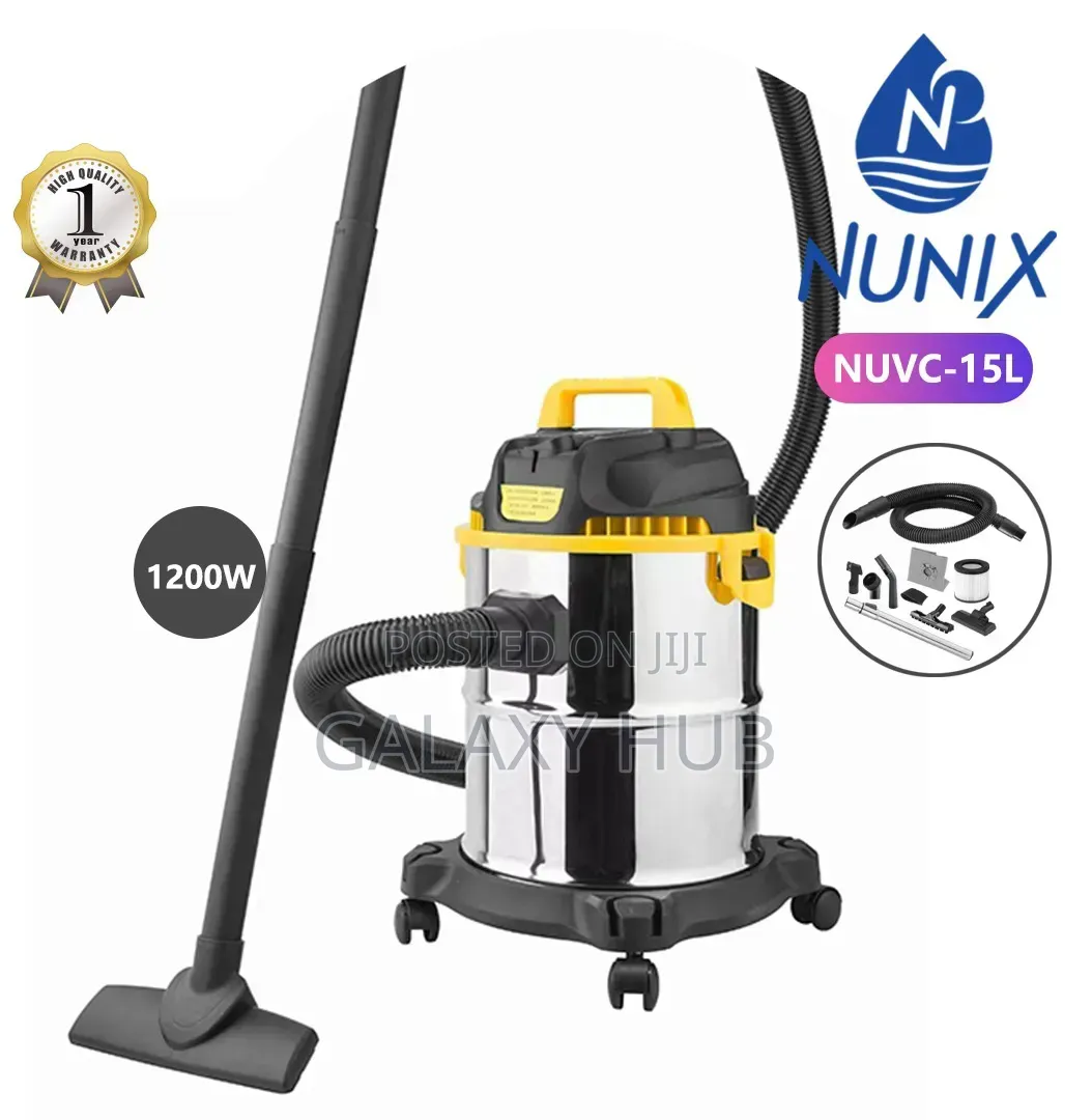 15 Litres Nunix Wet and Dry Vacuum Cleaner