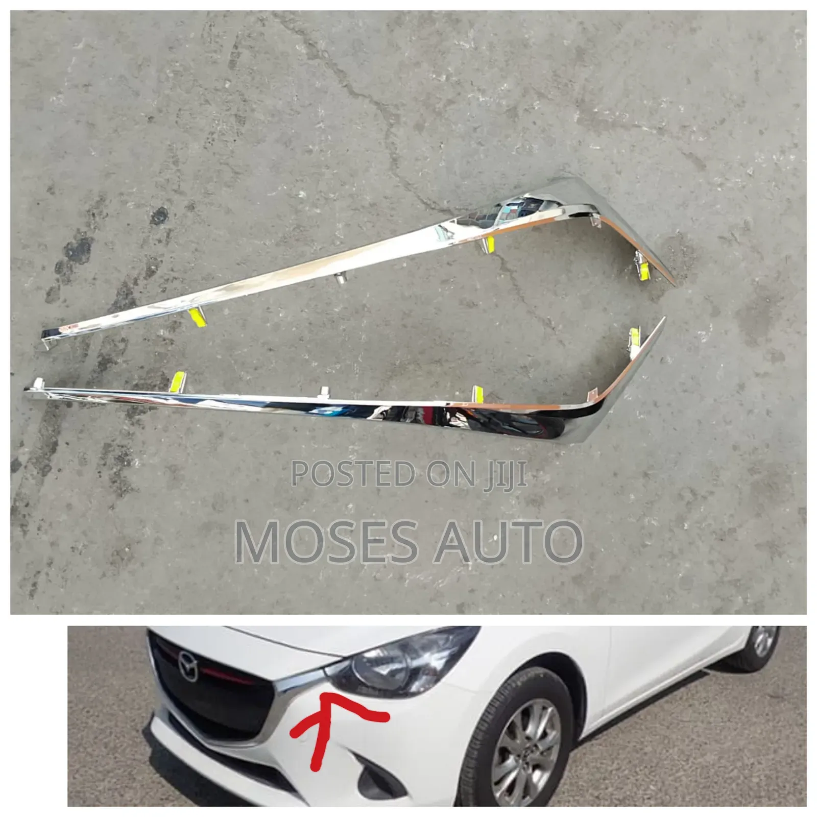 Mazda Demio New Model 2015+ Grill Chrome Moulding
