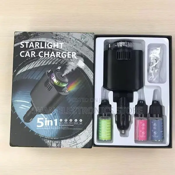 Retractable Car Charger 5 in 1