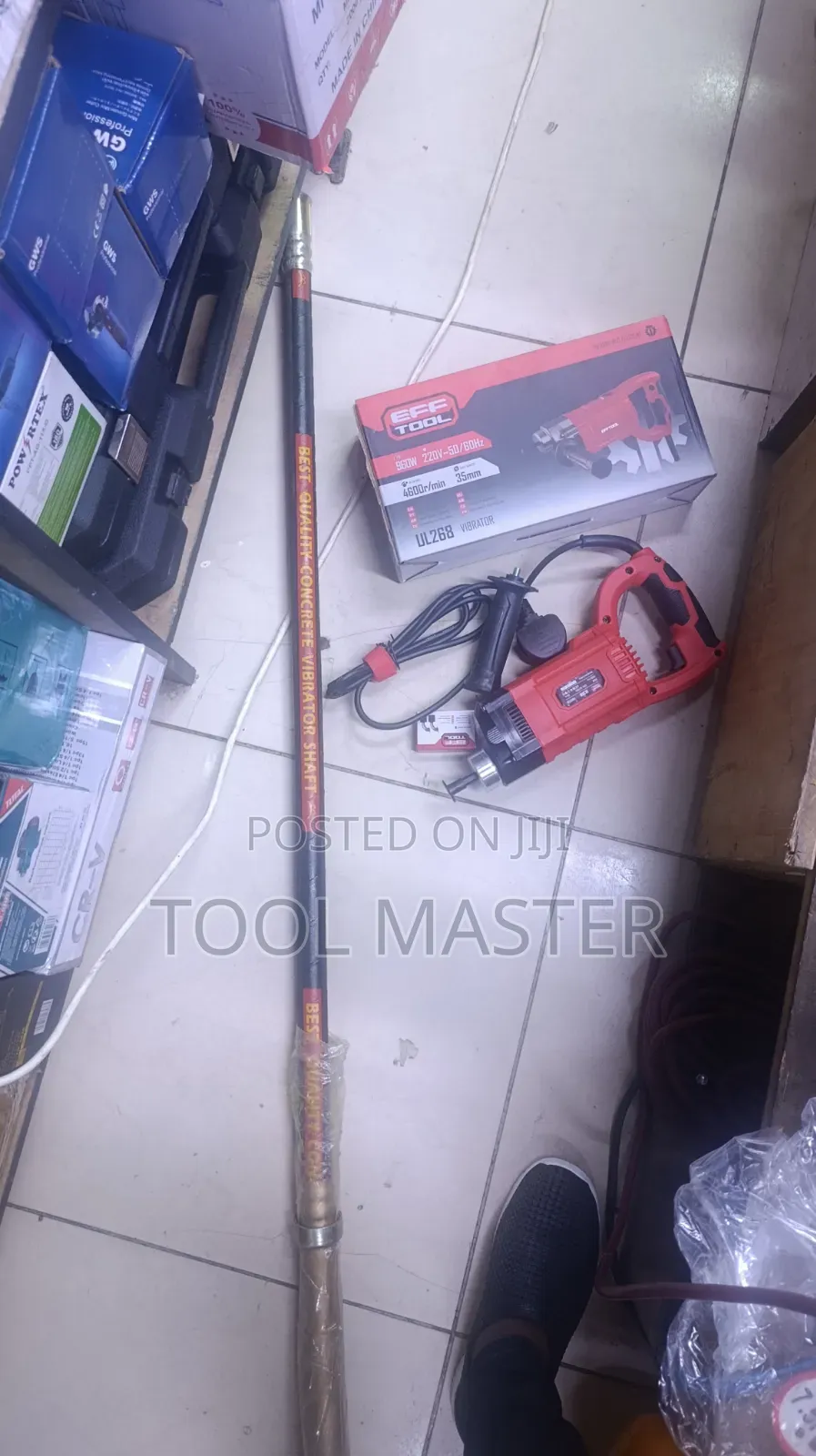 960 Watts Efftool Electric Concrete Vibrator/Efftool Electric Vibrator