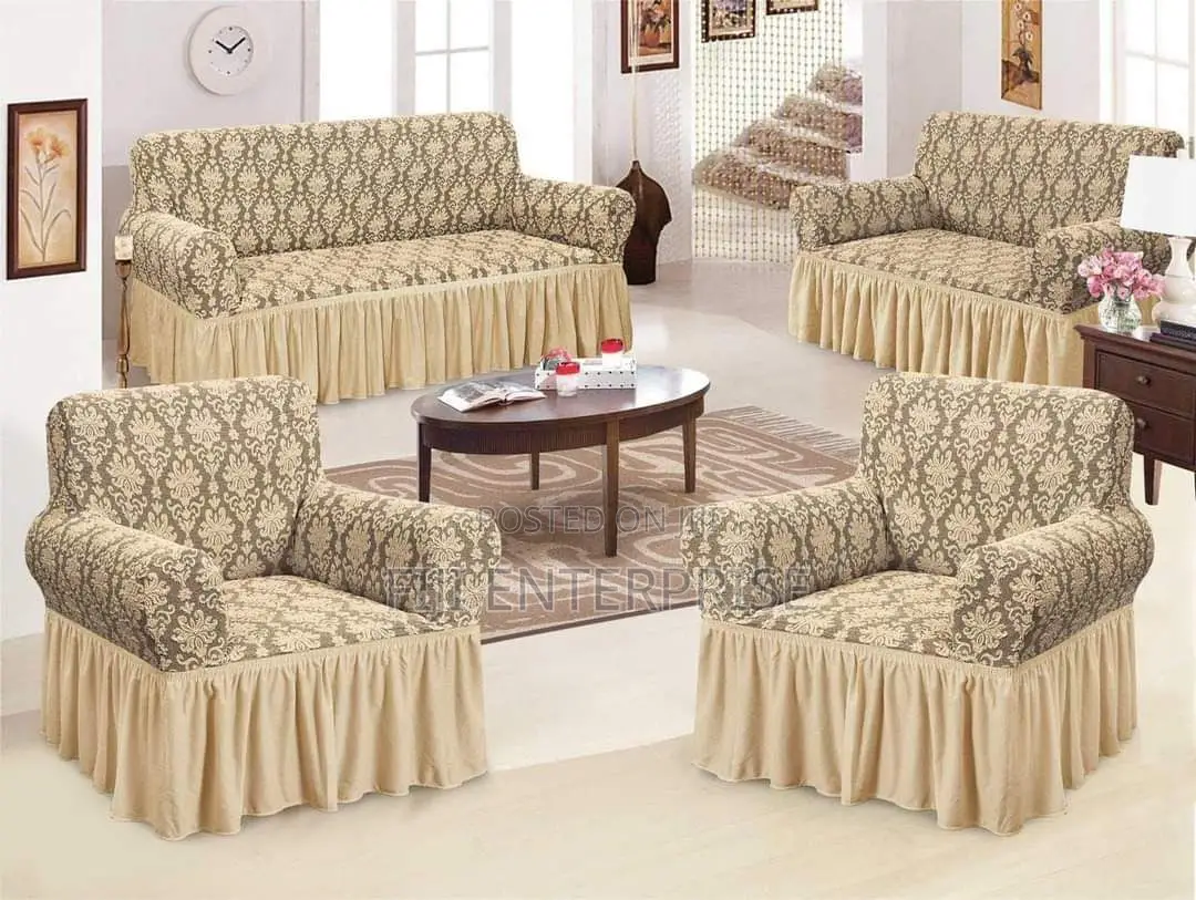 Turkey Jacquard Loose Sofa Covers – Heavy Fabric | Large Fitting