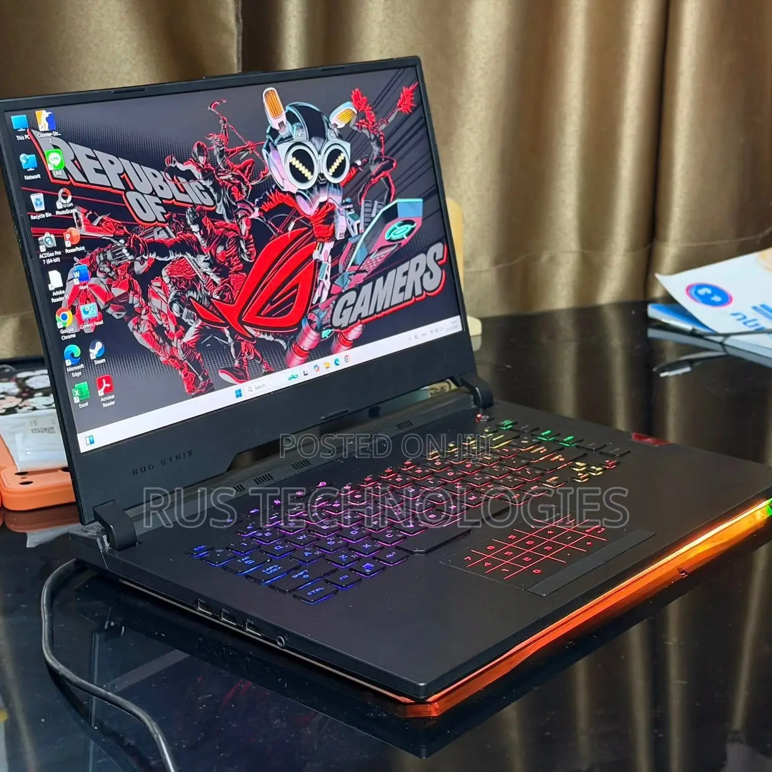 Laptop Asus ROG Strix Hero II 16GB Intel Core i7 HDD+SSD 512GB