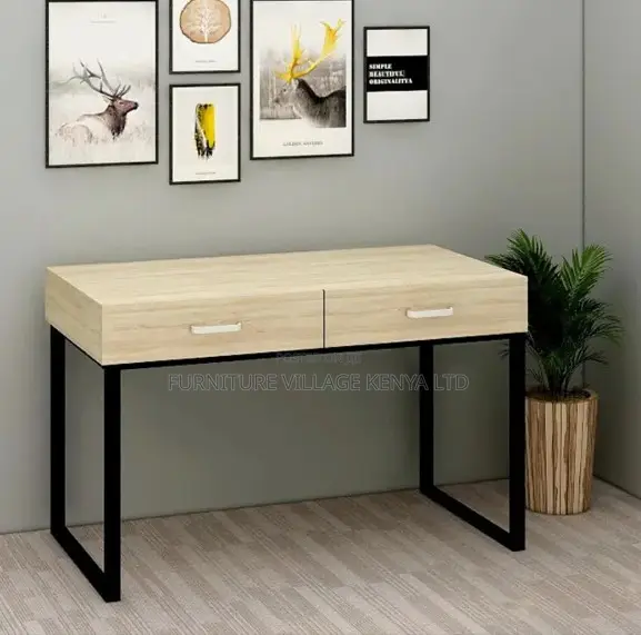 Home Office Study Desk With Drawers