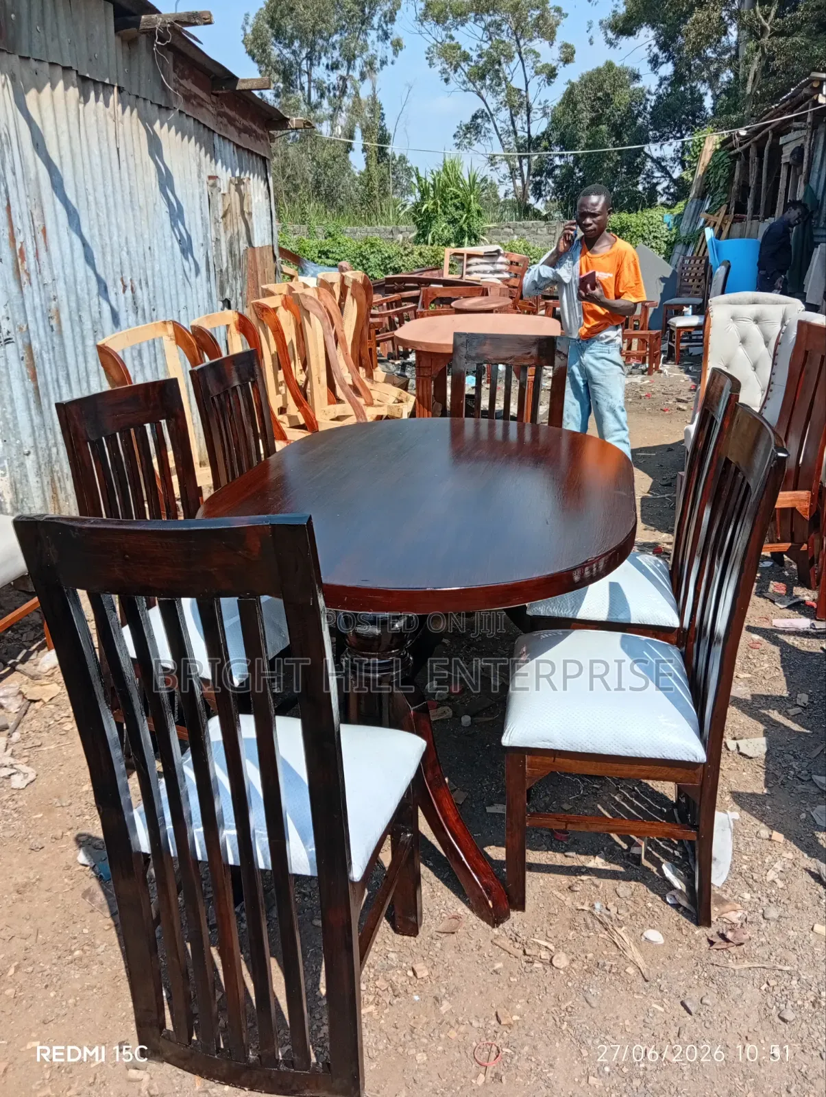 High End Dining Set ( 6 Seater)
